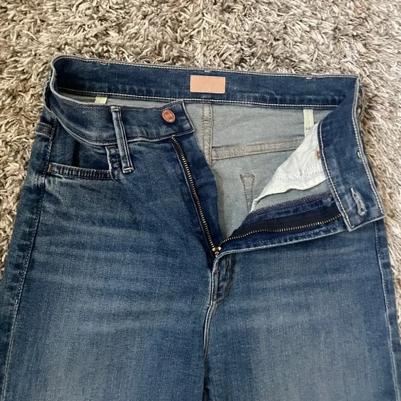 Mother The Hustler Ankle Fray Jeans Size 29 - Picture 9 of 15